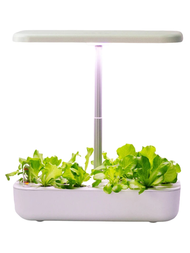 Smart Hydroponic Indoor Gardening System with LED Grow Light - Non-Toxic, Soilless Plant Care for Home!