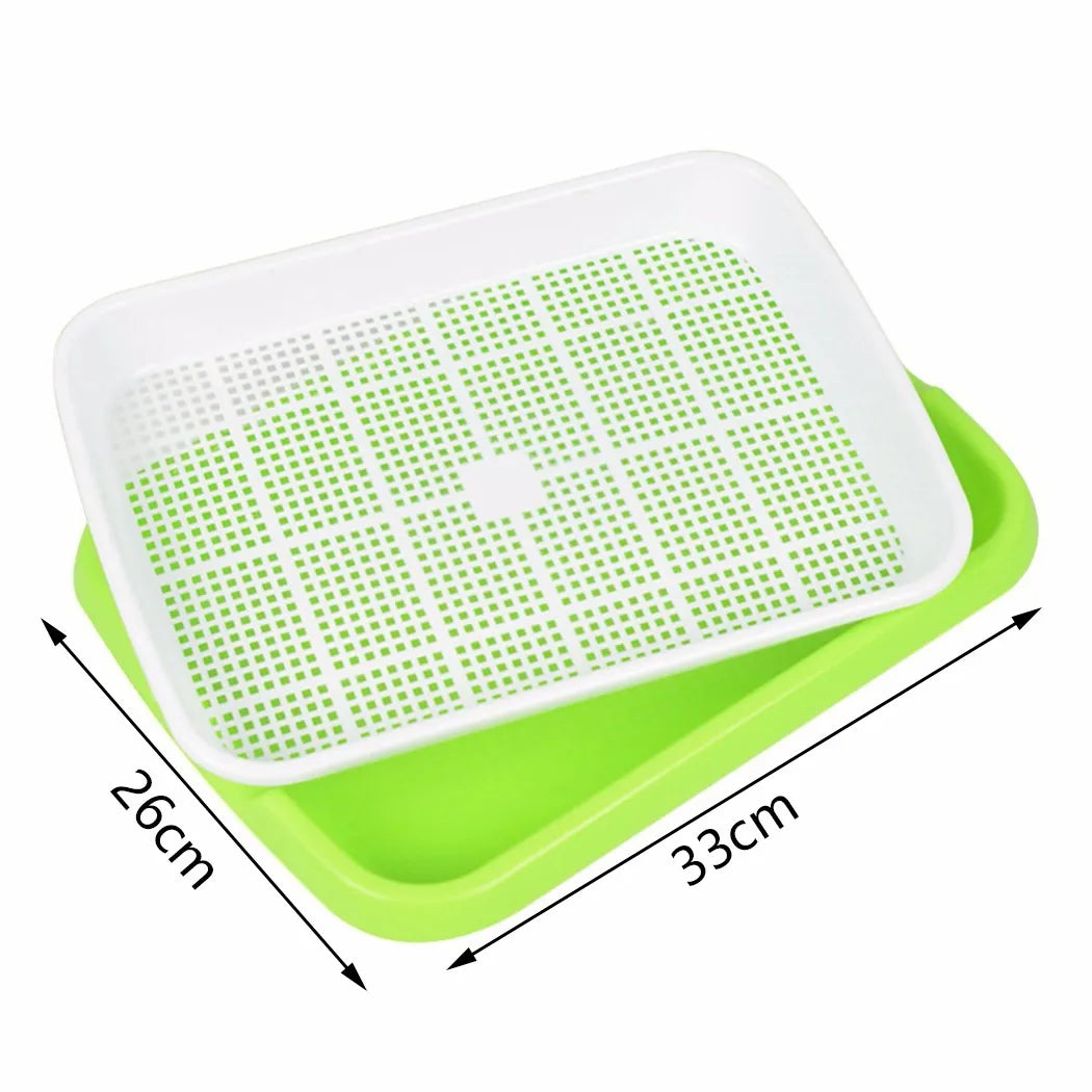 Hydroponic Microgreens Sprouter Tray - Perfect for Home Gardening and Nursery Systems