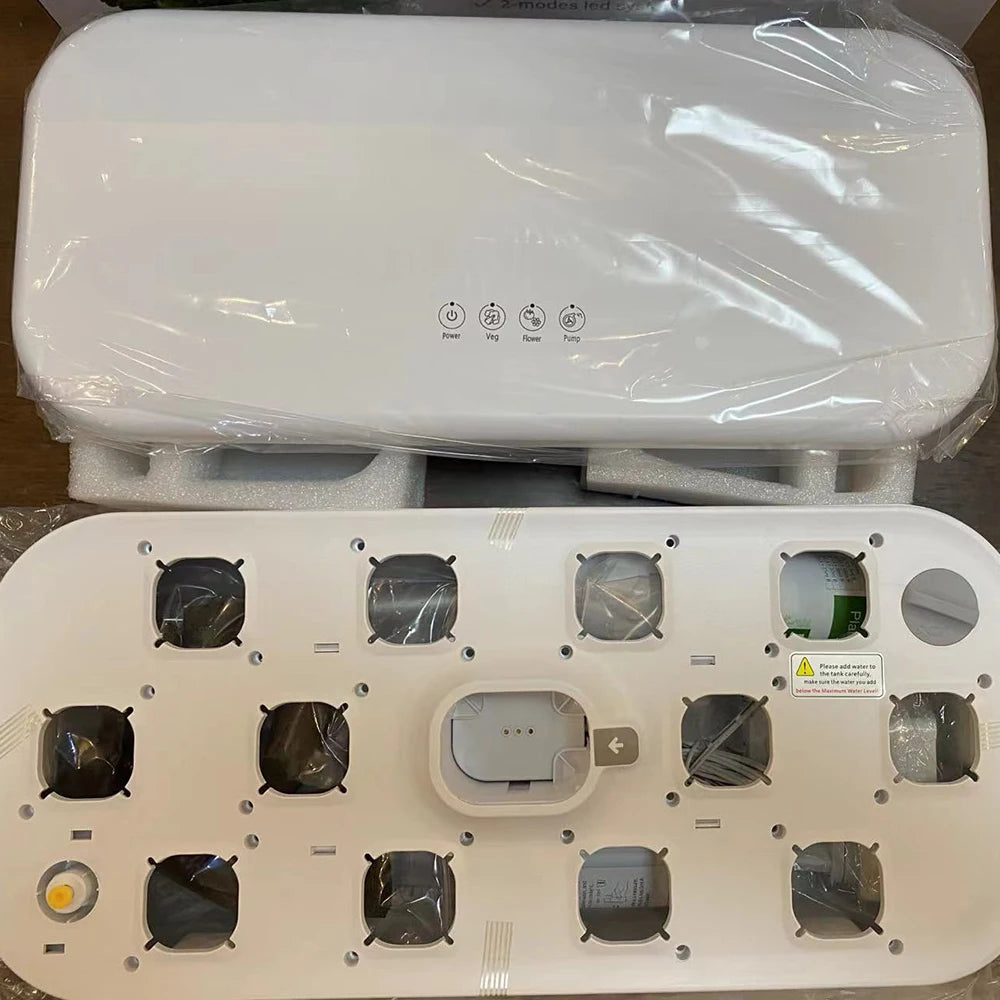 Smart Hydroponic Indoor Gardening System with LED Grow Light - Non-Toxic, Soilless Plant Care for Home!