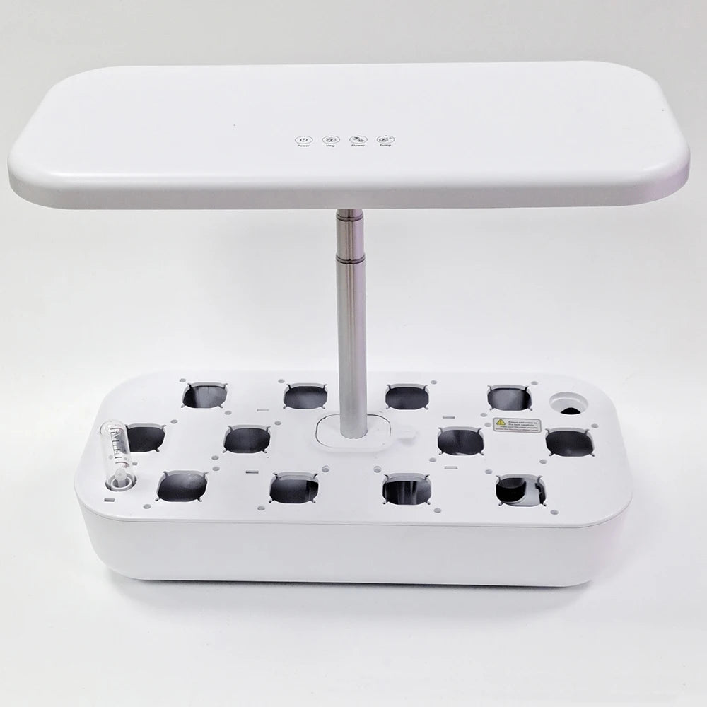 Smart Hydroponic Indoor Gardening System with LED Grow Light - Non-Toxic, Soilless Plant Care for Home!