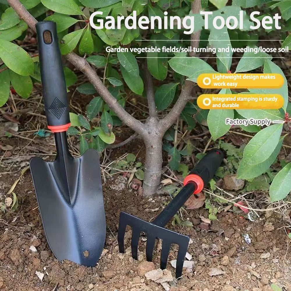 Ultimate 4-Piece Essential Small Shovel Set for Vegetable Gardening