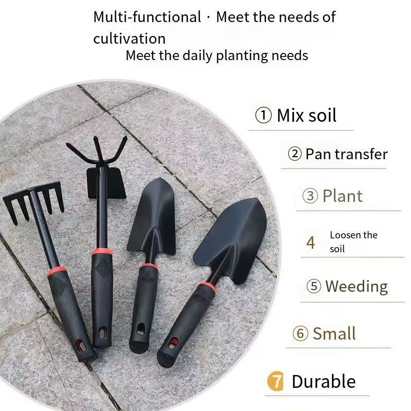 Ultimate 4-Piece Essential Small Shovel Set for Vegetable Gardening