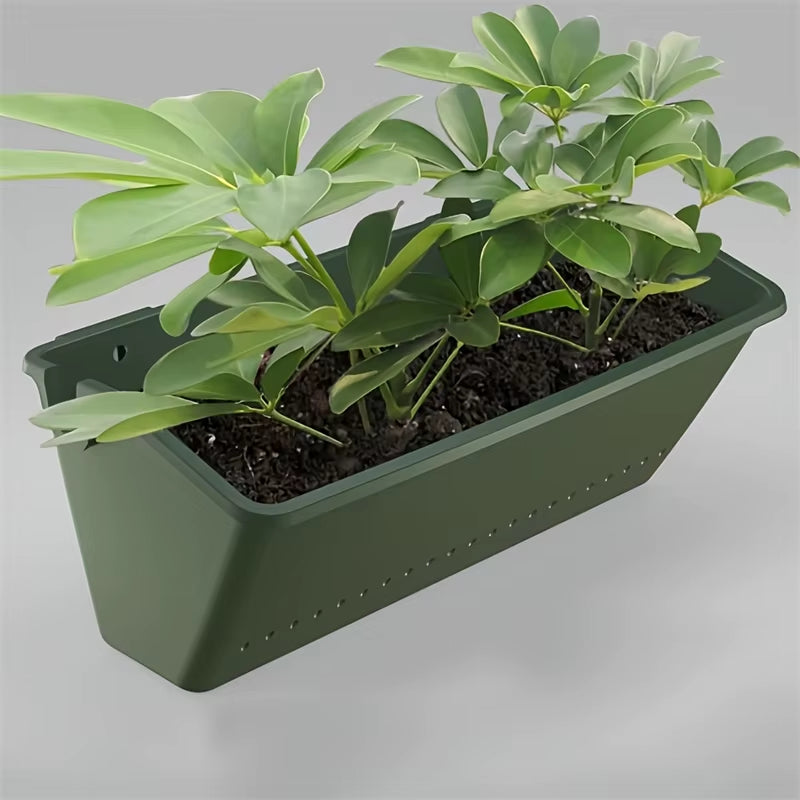 Vertical Wall Hanging Flower Pot Set - Modern Indoor/Outdoor Decorative Planters (3/6 Pcs)