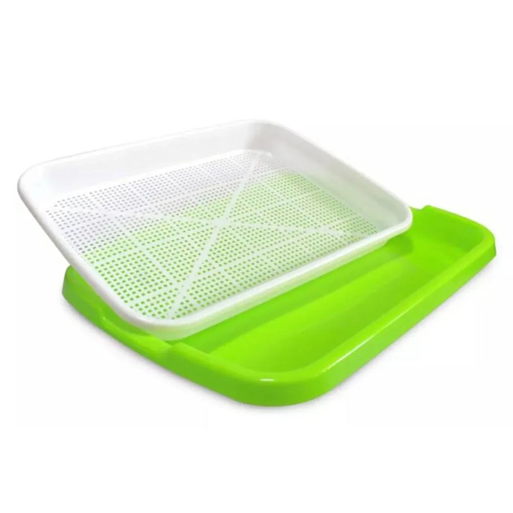 Hydroponic Microgreens Sprouter Tray - Perfect for Home Gardening and Nursery Systems